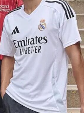 Adidas Kylian Mbappé Real Madrid 2024/25 Home Player Jersey White Size XXL New